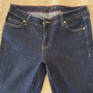 Kate Spade Dark Blue Boyfriend Jeans